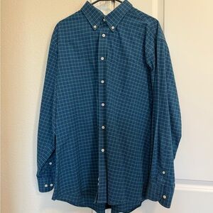 Blue Checkered Men's Shirt